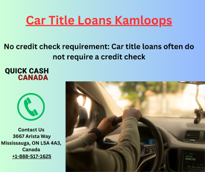 Car Title Loans Kamloops  | Approve Loan Now